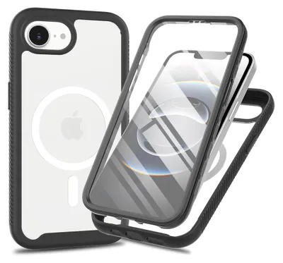 Produktbild von 360 Grad Schutz Hülle iPhone 16E vollschutz mit Integriertem Displayschutz