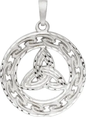 Produktbild von Anhänger Amulett 925 Sterling Silber matt Silberanhänger