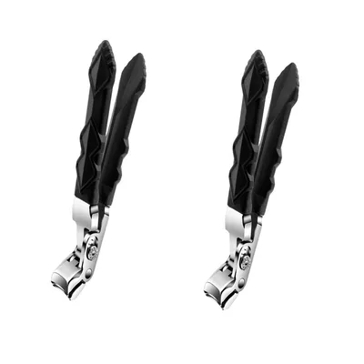 Produktbild von 2 Stück Nagelknipser mit Abgewinkeltem Kopf für Dicke Nägel, Ergonomischer Nagelzwicker