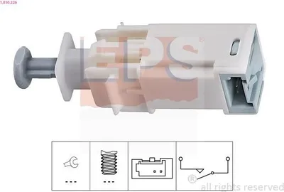 Produktbild von EPS Kupplungsschalter (GRA) 1.810.226 für FIAT GRANDE PUNTO (199) mechanisch