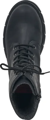 Produktbild von Rieker Damen Stiefeletten Schnürsenkel Kurzstiefel Z9120, Größe:40 EU, Farbe:Schwarz