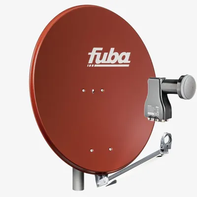 Immagine prodotto di Antenna satellitare Fuba DAL 808 R con LNB Octo rosso (80 cm)