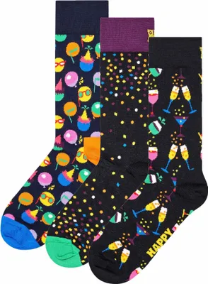 Produktbild von Happy Socks Uni Socken, 3er Pack - Special Geschenkbox, Farb-Mix Celebrations 36-40