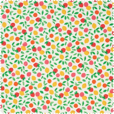 Produktbild von Baumwoll-Stoff "Sommerobst", 150 cm breit, Meterware