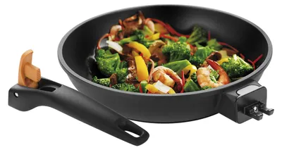 Wok Ø 28 cm SmartClick, 5 L, antihaftbeschichtet, inkl. Deckel