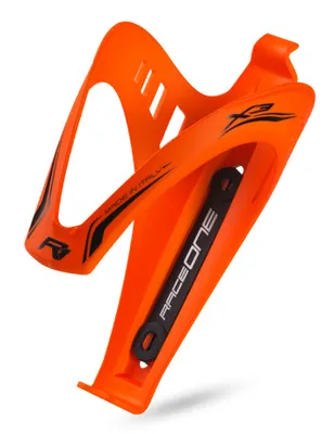 Produktbild von Saccon Flaschenhalter Race One X3 gummiert fluo orange