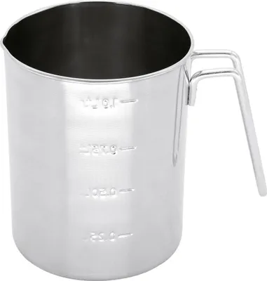 Produktbild von Krüger Litermaß Edelstahl 1l, silber
