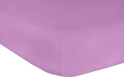 Produktbild von Mr.Sandman Elasthan Classic Topper Spannbetttuch Dunkelmagenta 160x200-210cm 220g/m²