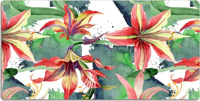 Produktbild von Schreibtischmatte Tischunterlage 90x45 cm Mauspad - Wildblume