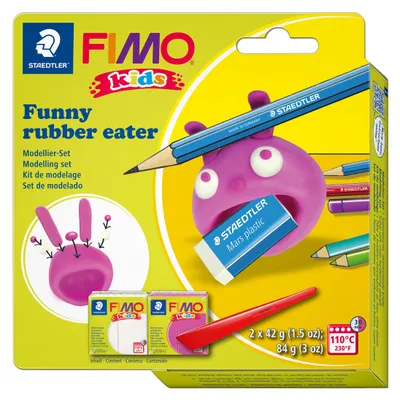 Zdjęcie produktu dla STAEDTLER® 8035 23 Zestaw modeliny Fimo Kids z gumką