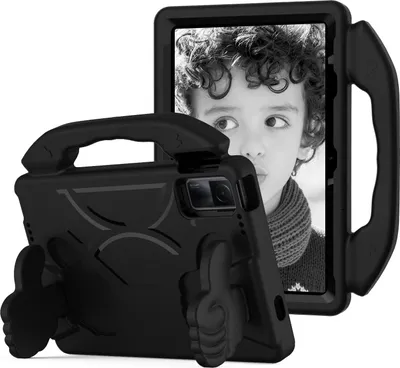 Image de Etui enfant pour Xiaomi Redmi Pad 10.61" 2022, étui léger en mousse EVA avec poignée et support Noir