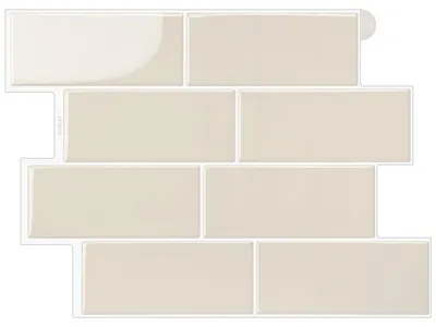 Productafbeelding van Solidchoice - 10 Vellen Zelfklevende Wandtegels met Retro Design voor Keuken en Badkamer