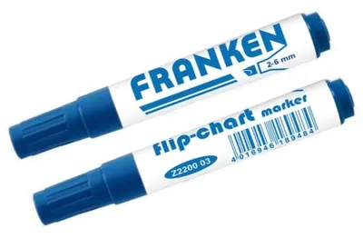 Produktbild von Franken GmbH Flipchart-Marker Blau