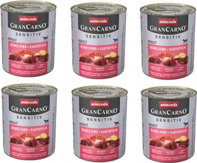 Image de Animonda GranCarno Adult Sensitiv Bœuf pur & Pommes de terre 800gx6