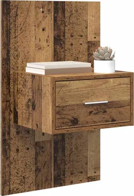 Obrázek produktu pro vidaXL Noční stolek, 2 ks, staré dřevo, 50 x 32,5 x 80 cm, dřevotříska