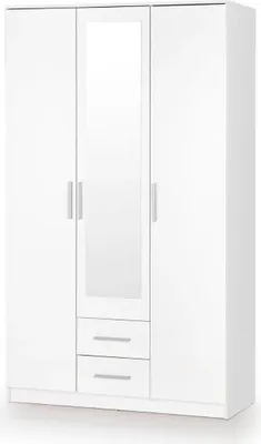 Produktbild von Dreitüriger Kleiderschrank mit Schubladen für das Schlafzimmer Lima