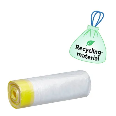 Produktbild von Müllbeutel 30,0 l transparent 10,0 µm, 3x 40 St.