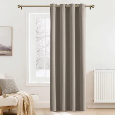 Obrázek produktu pro Záclony, nepropustné, do obývacího pokoje, zatemňovací závěs, rozměry 260 x 140 cm (balení po 1 kusu), barva: béžová