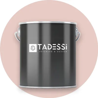 Produktbild von TADESSI Wandfarbe Rosa - Lachston - abwaschbare Innenfarbe matt - Dispersionsfarbe - Geruchsarm und Lösemittelfrei - 2,5 Liter Gebinde