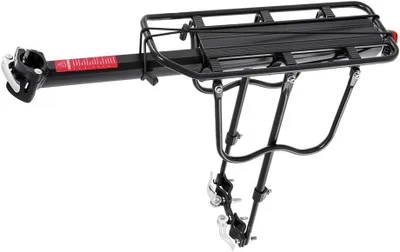 Productafbeelding van Bagagedrager achter - Aluminium - Tot 50 kg - Snelsluiting - Met reflector