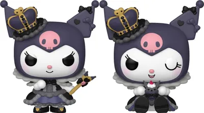 Zdjęcie produktu dla Hello Kitty & Friends POP! Sanrio Vinyl Figur Royal Kuromi with Chase Exclusive Edition 9 cm Sortiment (6)