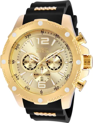 Obrázok produktu pre Invicta I-Force 19660 Pánske Hodinky - Quartz Hnutie - Nerezová Oceľ so Zlatým Ciferníkom - 50 mm