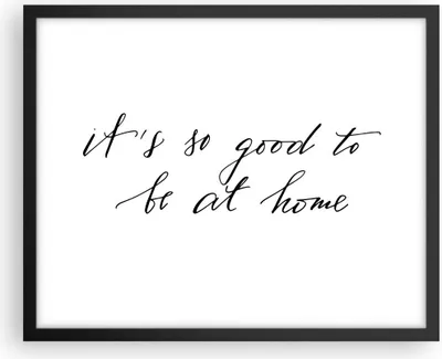 Produktbild von Gerahmtes Poster - Schwarzer Rahmen - Motto Glück Haus - 50x40 cm - Wand Bild - Wanddeko - Wandbilder - Kunstposter - Wandposter - Bilderrahmen - Bilder - Kunstdruck - Wanddekoration - P2BAA50x40-4386
