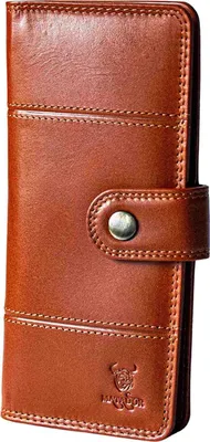 Produktbild von MATADOR Echt Leder Universal Handytasche bis 6.7 Zoll Braun