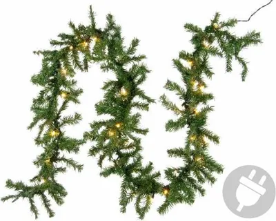 Obrázok produktu pre Vianočná dekorácia - girlanda s osvetlením 2,7 m