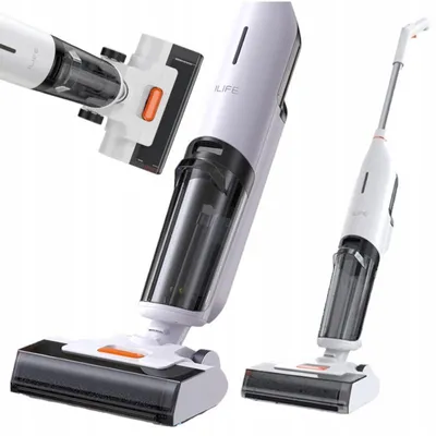 Produktbild von ILIFE W90 3-in-1-Staubsauger – kabellos: Staubsaugen, Wischen, Reinigen – 30 Minuten