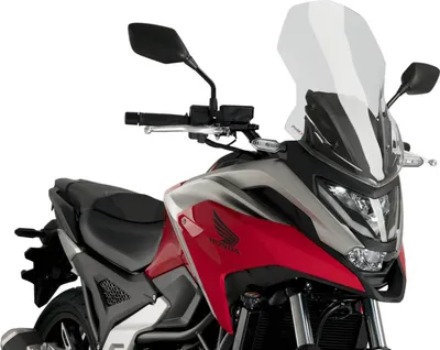 Produktbild von Puig Touring Honda Nc750x Dct 2024 Windschutzscheibe Rot  Rot One Size