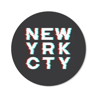 Produktbild von MuchoWow® Mauspad Mousepad New York - Stadt - Schwarz 50x50 cm - Mousepads - Maus Mat - Pad - Mausunterlage - Vinyl