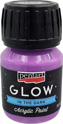 Immagine prodotto di PENTART vernice acrilica fosforescente viola 30 ml