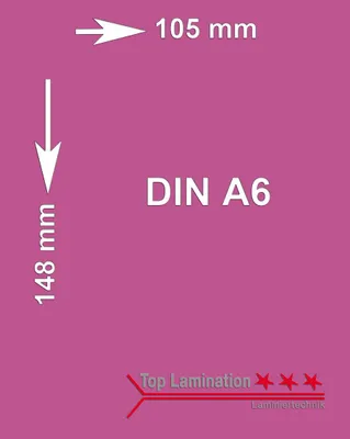 Produktbild von 5 Blatt himbeer 90 g/m² A6 (105x148mm) Tonpapier bedruckbar Premium Farbpapier