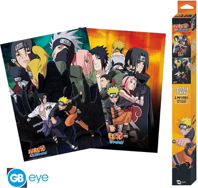 Produktbild von ABYstyle - Naruto Shippuden Set 2 Chibi Posters