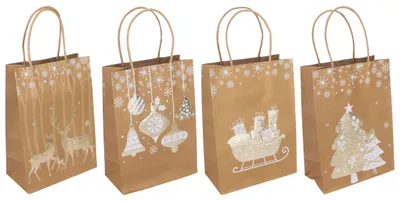 Produktbild von Geschenktüte M 21x27x11 cm WEIHNACHTEN