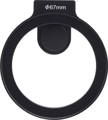 Produktbild von 67-mm-Telefonfilterhalterung mit Gewinde-Objektivclip und Kaltschuh für ND CPL UV-Sternfilter