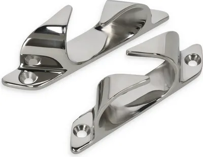 Produktbild von Lippklampen 115 mm, Links u. Rechts für Boote, Klampen aus Edelstahl