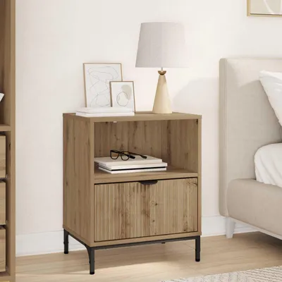 Obrázok produktu pre vidaXL Nočný stolík Artisan dub 49 x 36 x 61 cm Materiál na báze dreva