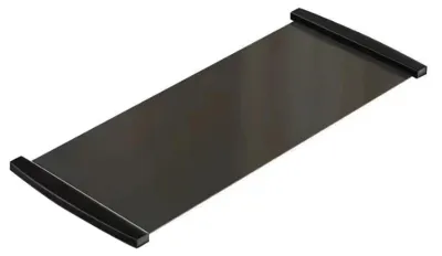 Productafbeelding van Antislip glijmat, verdikt, voor evenwichtsoefeningen, training, fitnessapparatuur voor thuis, schoenovertrekken en instructievideo, 180 x 50 cm, zwart