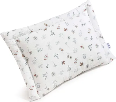 Produktbild von Simply Nature Musselin & Latte Velvet Doppelseitiges Kinderkissen 40x60cm