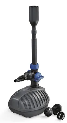 Produktbild von OASE Aquarius Fountain Set Classic 3000 E - Wasserspielpumpen-Set, Teichpumpe, energiesparende Springbrunnenpumpe, Fontänenpumpe, Schwarz