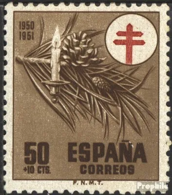 Produktbild von Briefmarken Spanien 1950 Mi 983 (kompl.Ausg.) postfrisch Tuberkulose