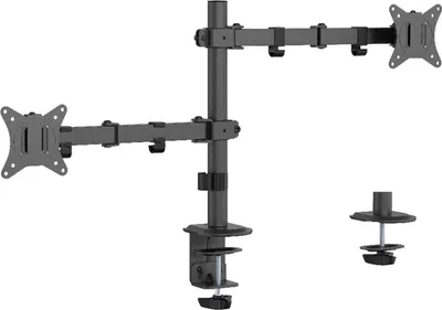 Produktbild von Gembird Doppel Monitorarm 17-32 Zoll, schwenkbar und neigbar