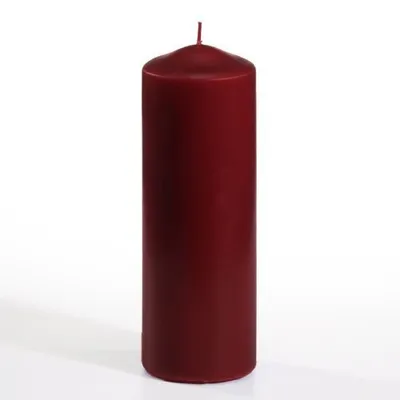 Produktbild von Stumpenkerze Ø 70 mm · 200 mm bordeaux