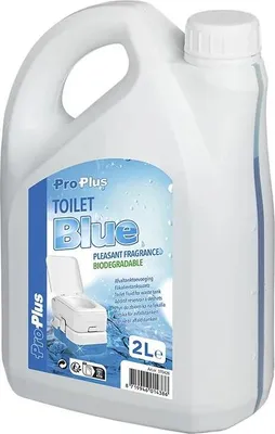 Immagine prodotto di Fluido per WC 2 litri additivo per serbatoio di scarico blu