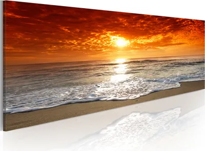 Image de Tableau mural moderne 030212-79 (120x40) - 1 pièce Images Photographie sur toile intissé Photo Image Décoration Tableaux muraux Impression artistique Nature