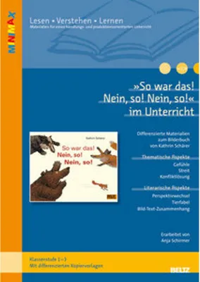 Obrázok produktu pre 'So war das! Nein, so! Nein, so!' im Unterricht