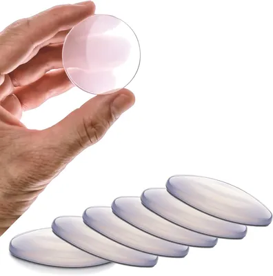 Produktbild von Türstopper Wand Transparent Selbstklebend | Türstopper Wand Selbstklebend | Türklinkenpuffer Boden hochwertige | Türgriff Schutz - Wandschutz Türpuffer & Türgriff Puffer
