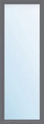 Obrázek produktu pro Plastové okno jednokřídlé ARON Basic bílé/antracit 650 x 1500 mm DIN levé